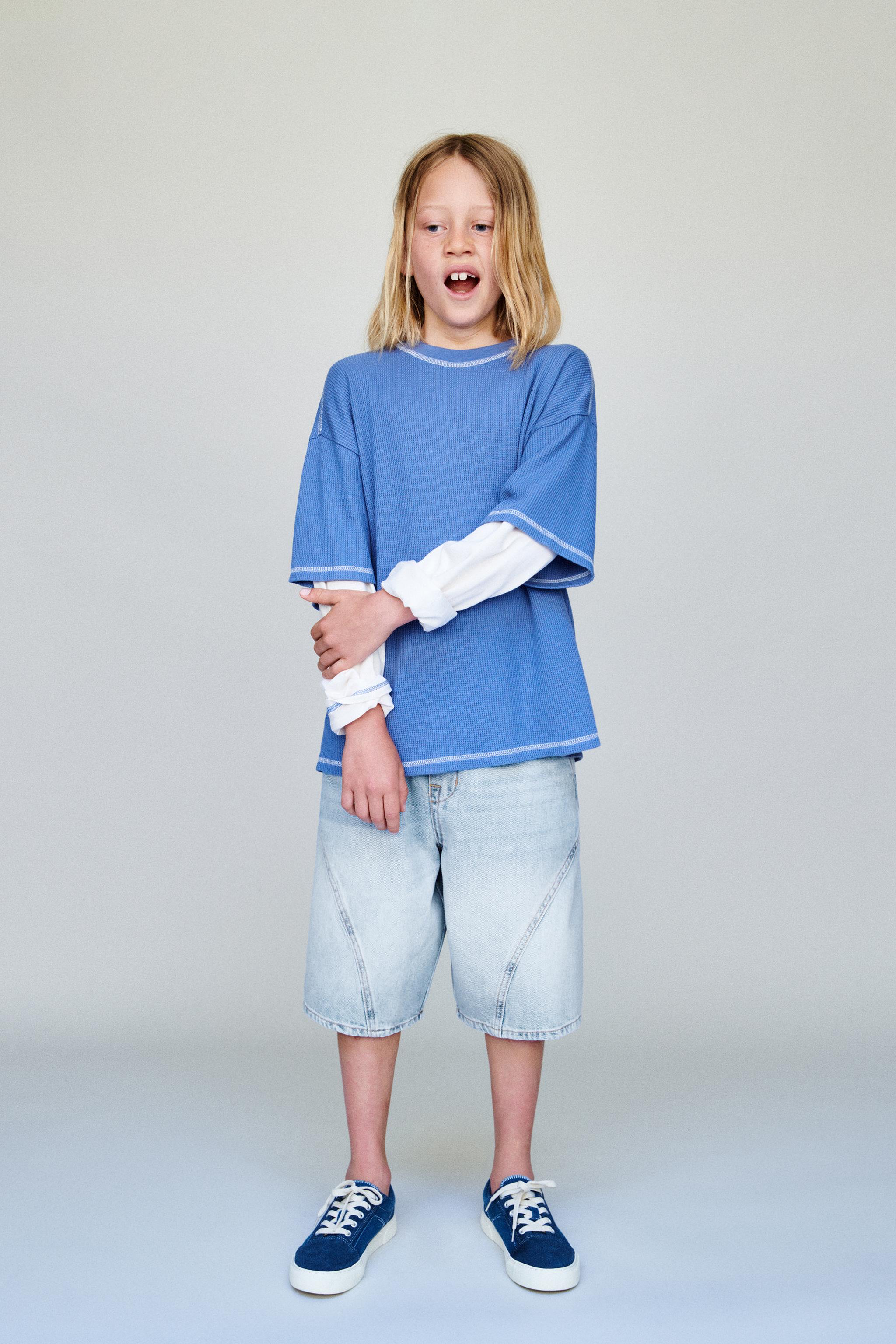 BARREL DENIM SHORTS